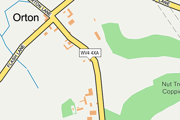 WV4 4XA map - OS OpenMap – Local (Ordnance Survey)