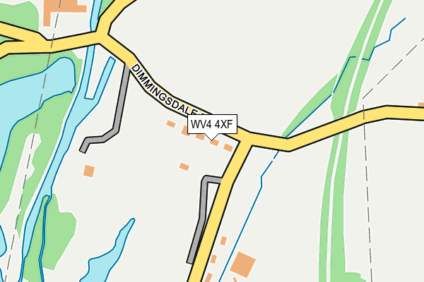 WV4 4XF map - OS OpenMap – Local (Ordnance Survey)