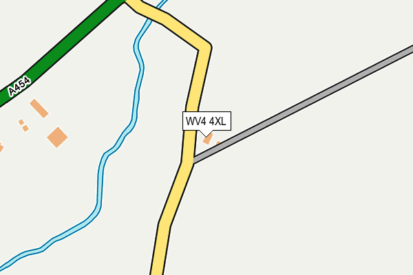 WV4 4XL map - OS OpenMap – Local (Ordnance Survey)
