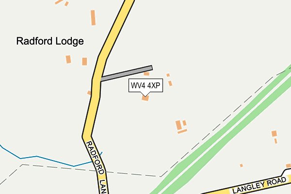WV4 4XP map - OS OpenMap – Local (Ordnance Survey)