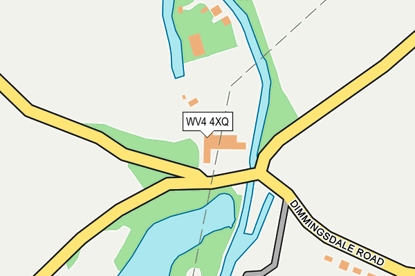 WV4 4XQ map - OS OpenMap – Local (Ordnance Survey)