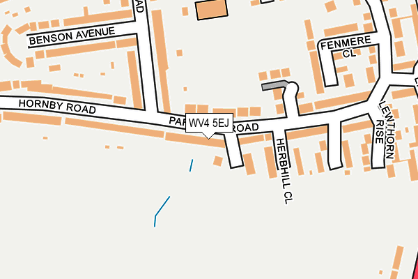 WV4 5EJ map - OS OpenMap – Local (Ordnance Survey)