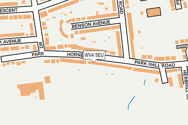 WV4 5EU map - OS OpenMap – Local (Ordnance Survey)