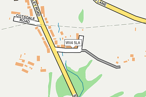 WV4 5LA map - OS OpenMap – Local (Ordnance Survey)