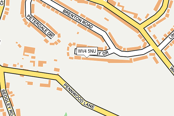 WV4 5NU map - OS OpenMap – Local (Ordnance Survey)