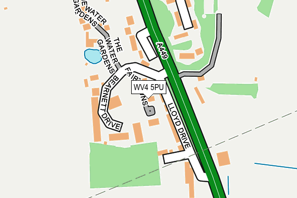 WV4 5PU map - OS OpenMap – Local (Ordnance Survey)