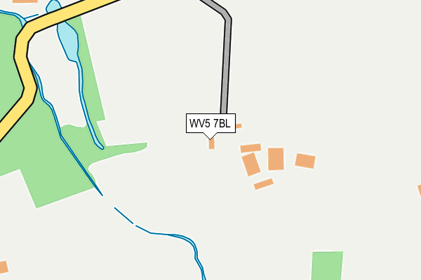 WV5 7BL map - OS OpenMap – Local (Ordnance Survey)