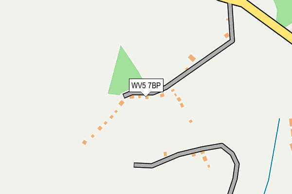 WV5 7BP map - OS OpenMap – Local (Ordnance Survey)