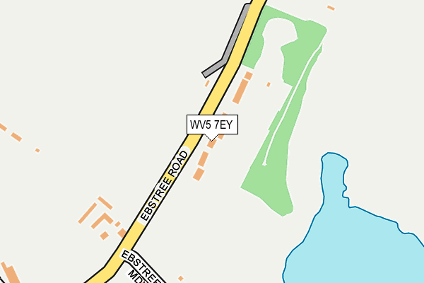 WV5 7EY map - OS OpenMap – Local (Ordnance Survey)