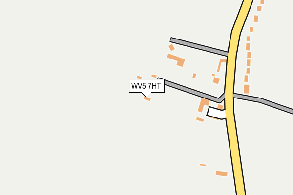 WV5 7HT map - OS OpenMap – Local (Ordnance Survey)