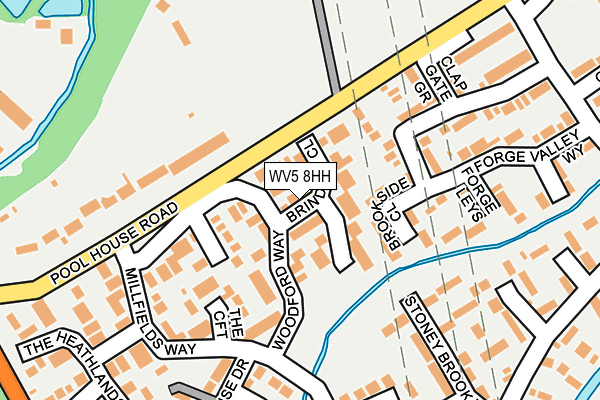 WV5 8HH map - OS OpenMap – Local (Ordnance Survey)