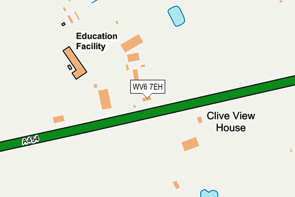 WV6 7EH map - OS OpenMap – Local (Ordnance Survey)