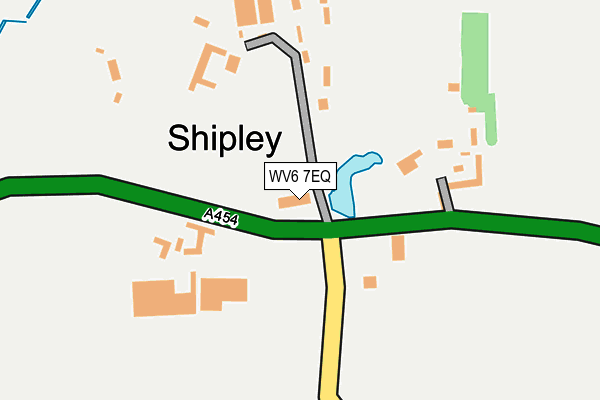 WV6 7EQ map - OS OpenMap – Local (Ordnance Survey)