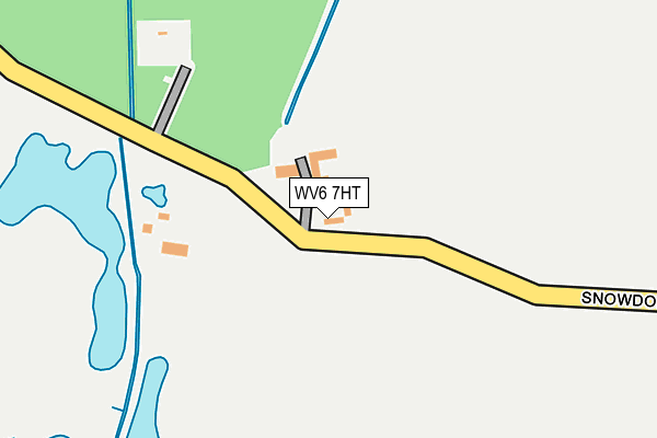 WV6 7HT map - OS OpenMap – Local (Ordnance Survey)