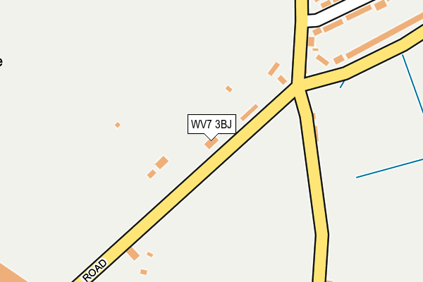 WV7 3BJ map - OS OpenMap – Local (Ordnance Survey)