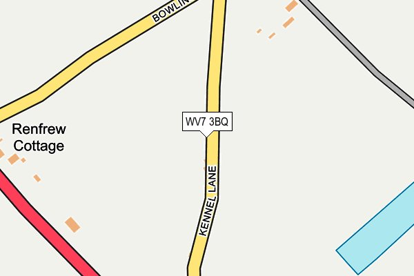 WV7 3BQ map - OS OpenMap – Local (Ordnance Survey)