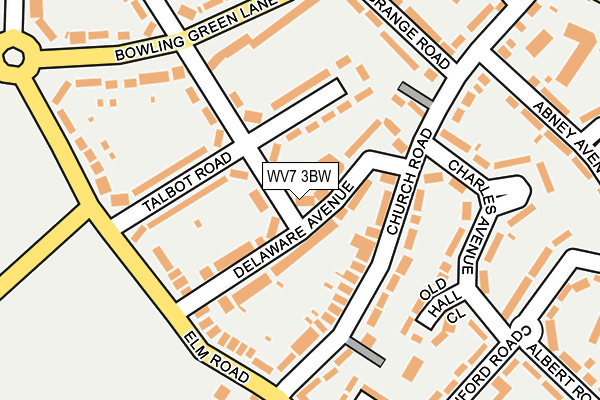 WV7 3BW map - OS OpenMap – Local (Ordnance Survey)