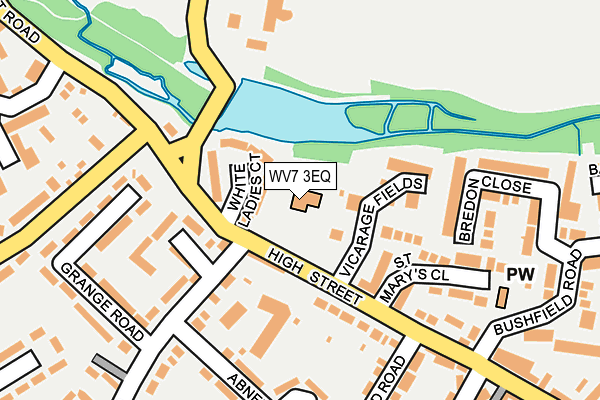WV7 3EQ map - OS OpenMap – Local (Ordnance Survey)