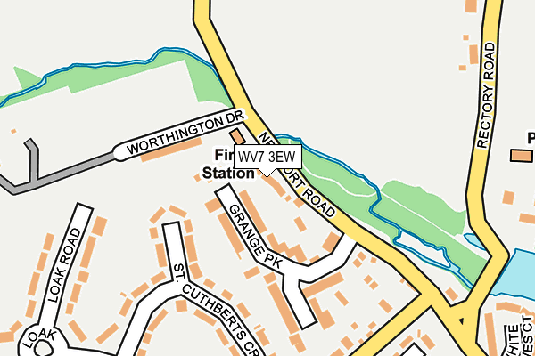 WV7 3EW map - OS OpenMap – Local (Ordnance Survey)