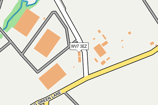 WV7 3EZ map - OS OpenMap – Local (Ordnance Survey)