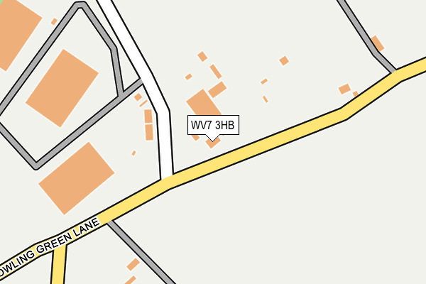 WV7 3HB map - OS OpenMap – Local (Ordnance Survey)