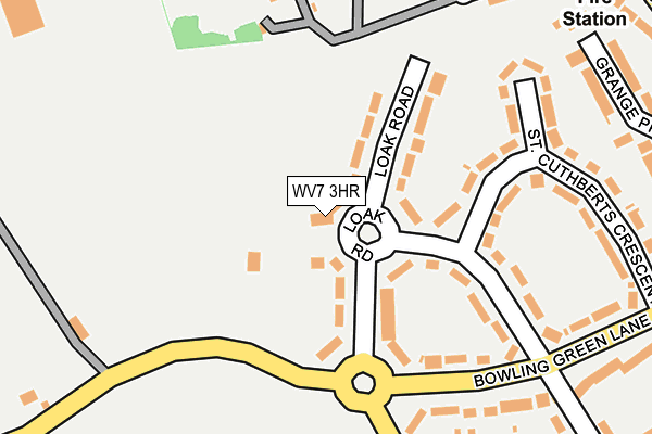 WV7 3HR map - OS OpenMap – Local (Ordnance Survey)