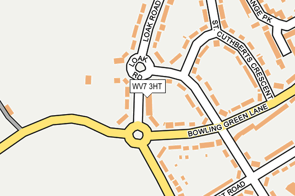 WV7 3HT map - OS OpenMap – Local (Ordnance Survey)