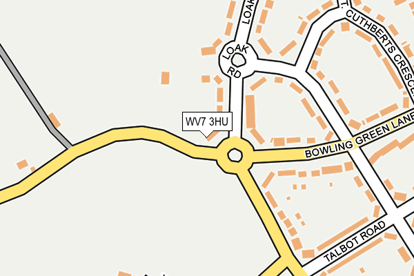 WV7 3HU map - OS OpenMap – Local (Ordnance Survey)