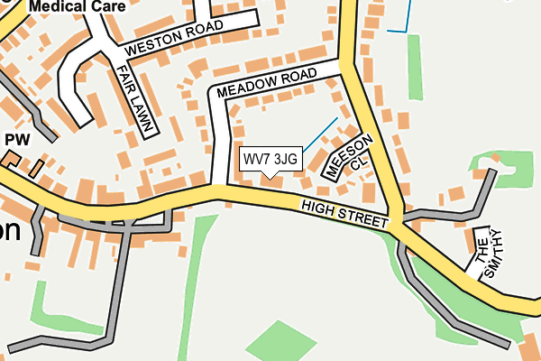 WV7 3JG map - OS OpenMap – Local (Ordnance Survey)
