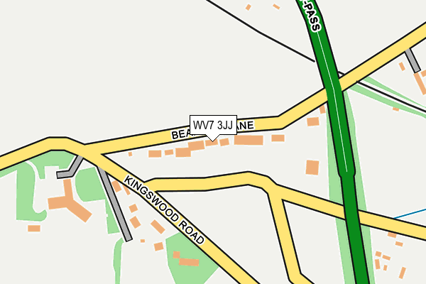 WV7 3JJ map - OS OpenMap – Local (Ordnance Survey)