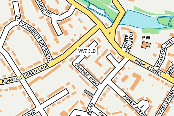 WV7 3LD map - OS OpenMap – Local (Ordnance Survey)