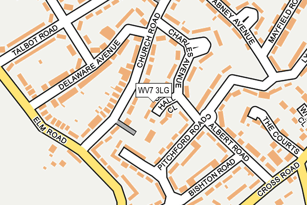 WV7 3LG map - OS OpenMap – Local (Ordnance Survey)
