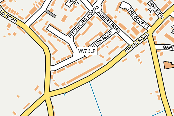 WV7 3LP map - OS OpenMap – Local (Ordnance Survey)