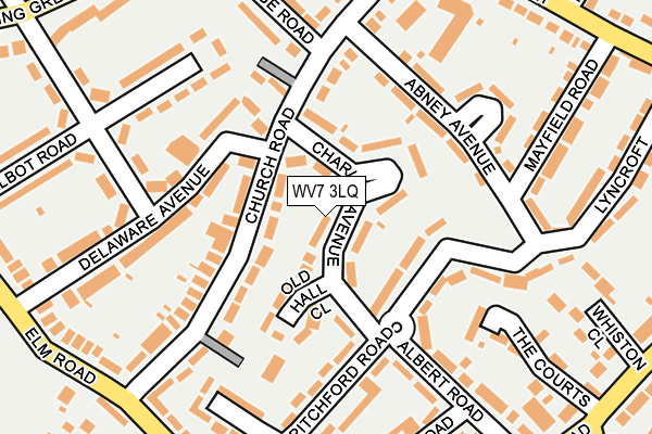 WV7 3LQ map - OS OpenMap – Local (Ordnance Survey)