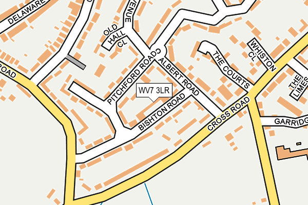 WV7 3LR map - OS OpenMap – Local (Ordnance Survey)