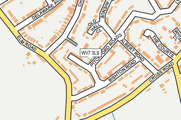 WV7 3LS map - OS OpenMap – Local (Ordnance Survey)