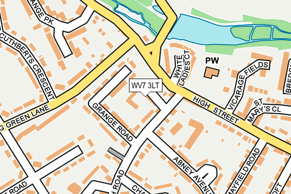 WV7 3LT map - OS OpenMap – Local (Ordnance Survey)