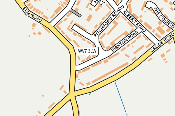 WV7 3LW map - OS OpenMap – Local (Ordnance Survey)