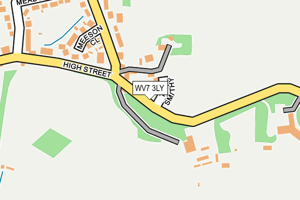 WV7 3LY map - OS OpenMap – Local (Ordnance Survey)