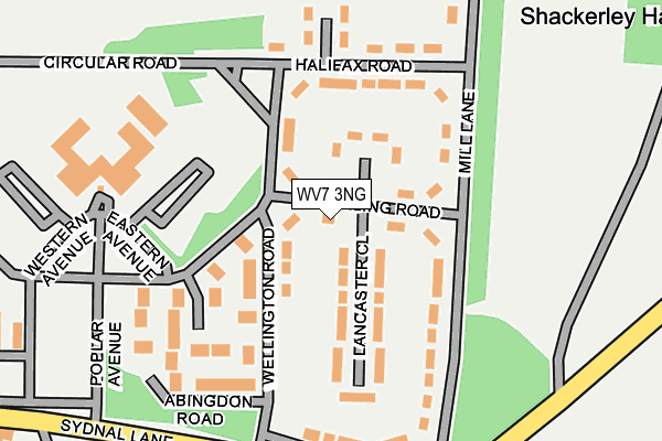 WV7 3NG map - OS OpenMap – Local (Ordnance Survey)