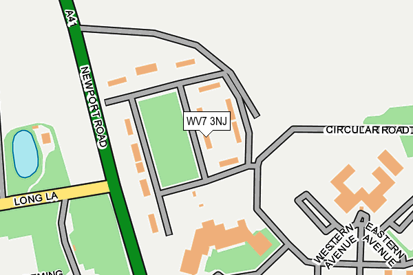 WV7 3NJ map - OS OpenMap – Local (Ordnance Survey)