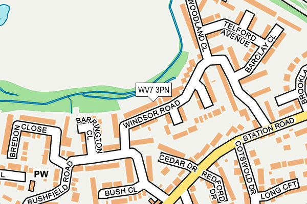 WV7 3PN map - OS OpenMap – Local (Ordnance Survey)
