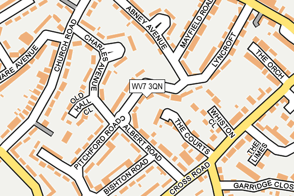 WV7 3QN map - OS OpenMap – Local (Ordnance Survey)
