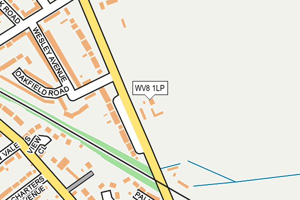 WV8 1LP map - OS OpenMap – Local (Ordnance Survey)