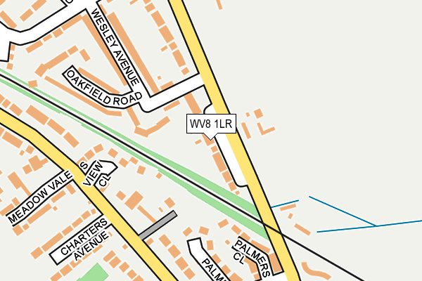 WV8 1LR map - OS OpenMap – Local (Ordnance Survey)