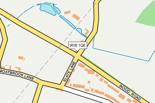 WV8 1QE map - OS OpenMap – Local (Ordnance Survey)