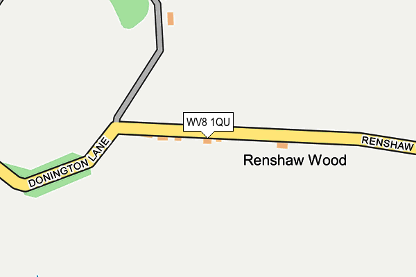 WV8 1QU map - OS OpenMap – Local (Ordnance Survey)