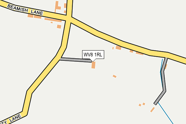 WV8 1RL map - OS OpenMap – Local (Ordnance Survey)