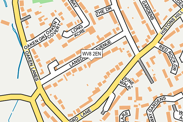 WV8 2EN map - OS OpenMap – Local (Ordnance Survey)