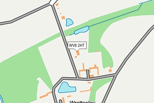 WV8 2HT map - OS OpenMap – Local (Ordnance Survey)